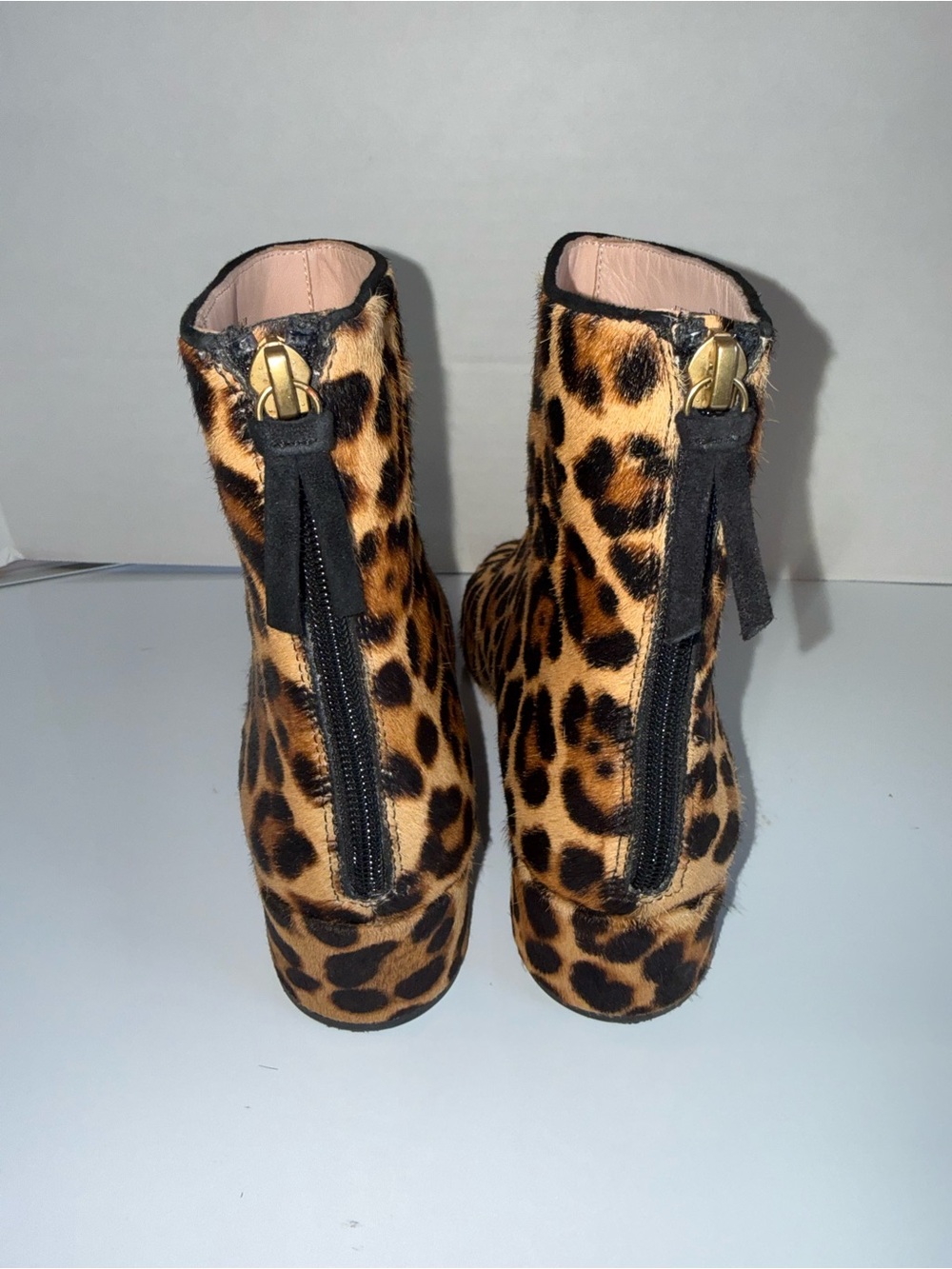 J. CREW Sadie Women’s Classic Leopard Print Calf Hair Ankle Boot 7.5 - Picture 6 of 6